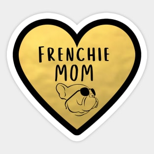 Frenchie Mom with Cute French bulldog Sticker